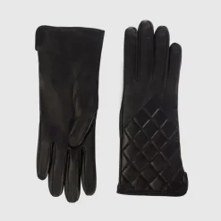 Aquatalia Gloves-Quilted Glove Black