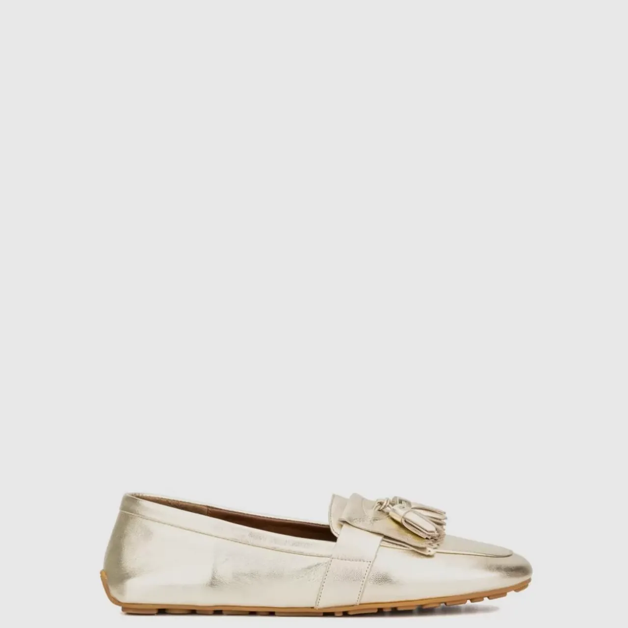 Aquatalia Flats-Quinna Platinum