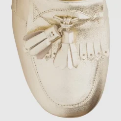 Aquatalia Flats-Quinna Platinum