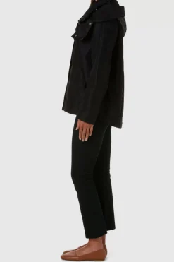 Aquatalia Outerwear-Raveena Nylon Black