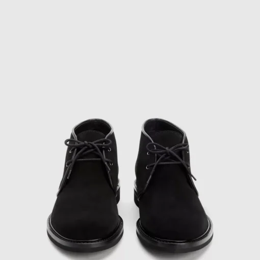 Aquatalia Boots-Rinaldo Dark Charcoal