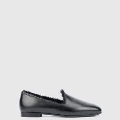 Aquatalia Flats-Romie Black