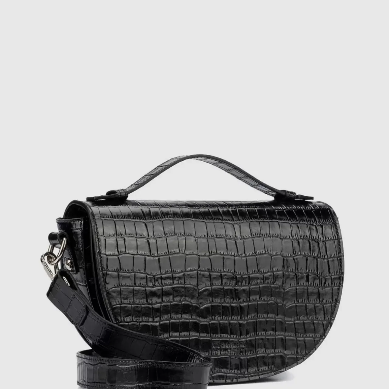 Aquatalia Handbags-Siena Crossbody Black