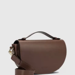 Aquatalia Handbags-Siena Crossbody Cognac