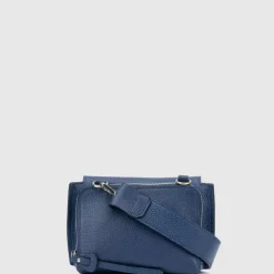 Aquatalia Handbags-Soho Crossbody Navy