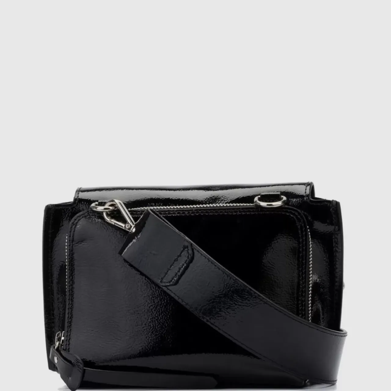 Aquatalia Handbags-Soho Crossbody Black