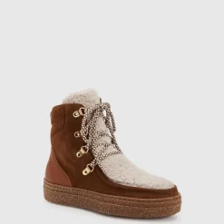 Aquatalia Boots-Taelyn Walnut Caramel