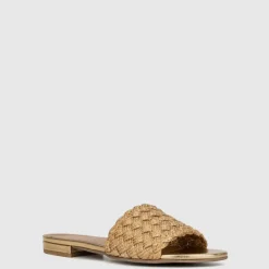 Aquatalia Sandals-Tatia Natural/Gold