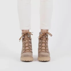 Aquatalia Boots-Valia Light Taupe