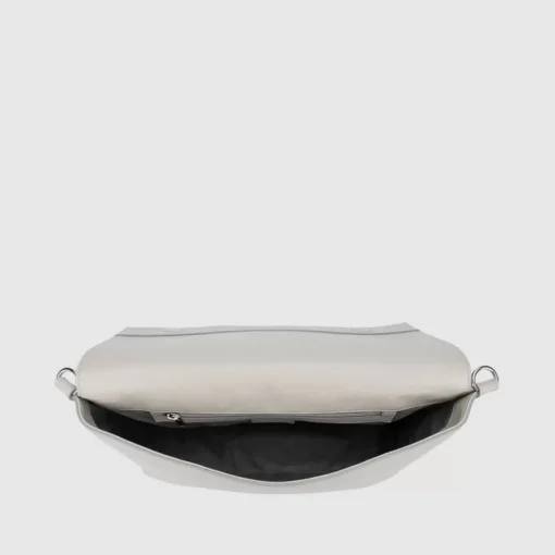 Aquatalia Handbags-Verona Messenger Pearl