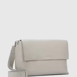 Aquatalia Handbags-Verona Messenger Pearl
