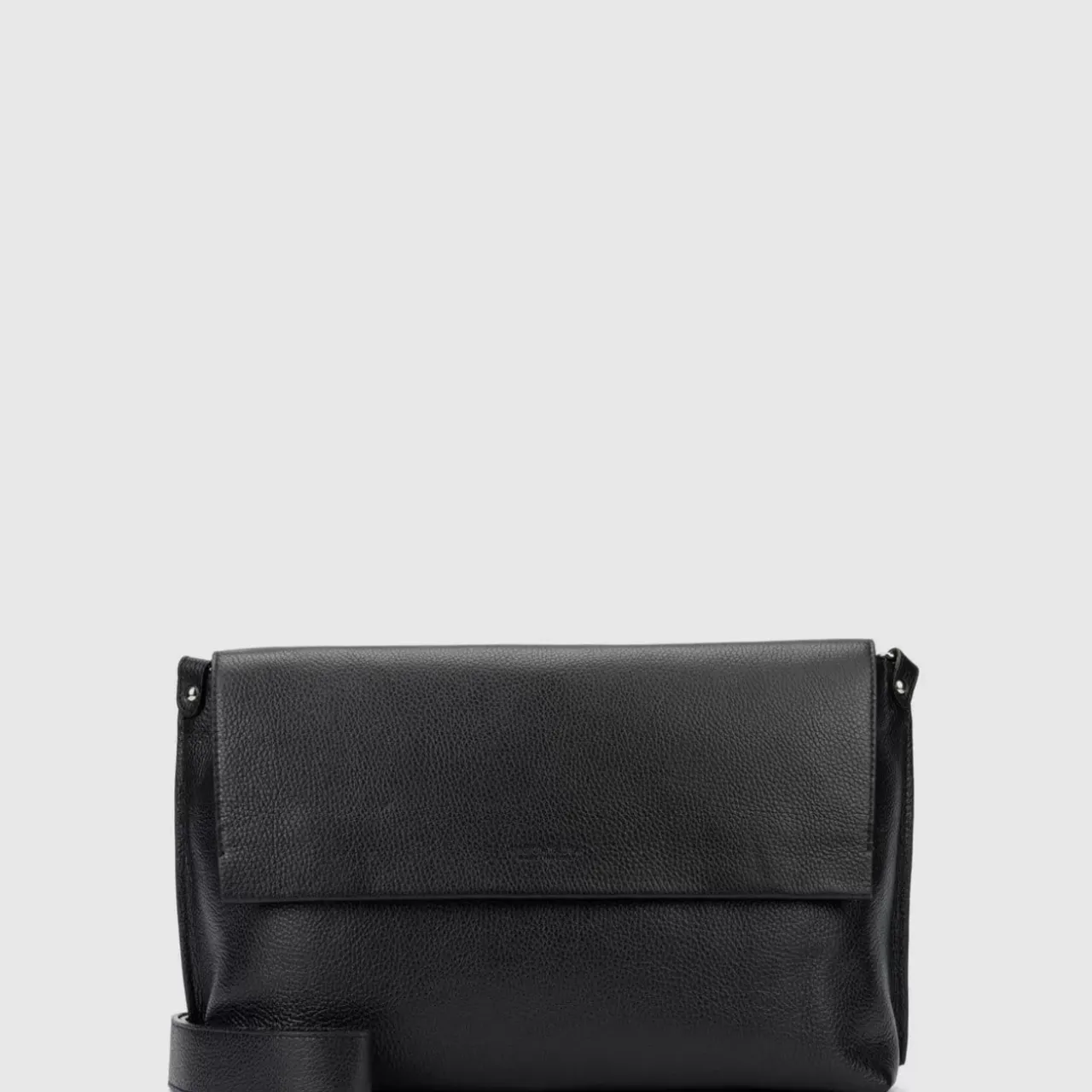 Aquatalia Handbags-Verona Messenger Black