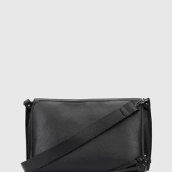 Aquatalia Handbags-Verona Messenger Black