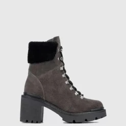 Aquatalia Boots-Vikki Dark Brown/Black