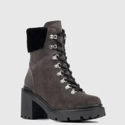 Aquatalia Boots-Vikki Dark Brown/Black